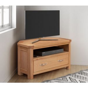 Cambridge Oak Corner TV Unit