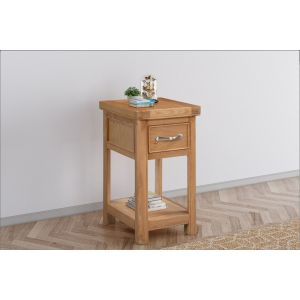 Cambridge Oak Small Bedside Cabinet 