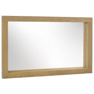 Gemini Light Oak Landscape Mirror