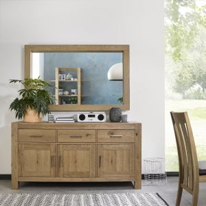 Gemini Light Oak Wide Sideboard