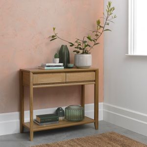 Bergen Oak Console Table 