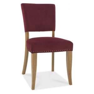 Indus Dining Chair Velvet Fabric ( PAIR )- In 4 Colours