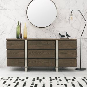Tivoli Dark Oak Wide Sideboard 