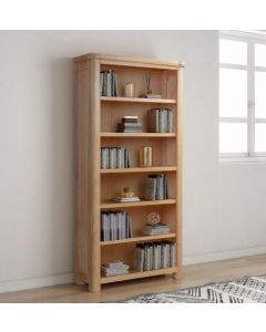 Cambridge Oak  6ft Bookcase