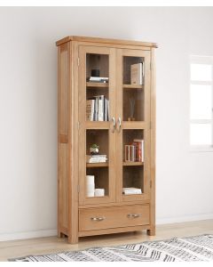 Cambridge Oak Display Cabinet