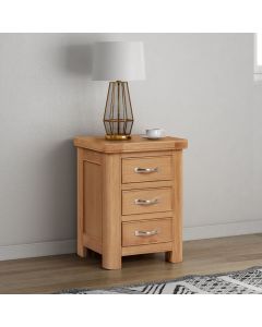 Cambridge Oak Bedside Cabinet 