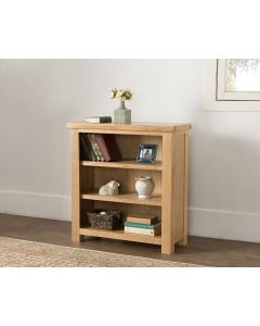 Vogue Light Oak Low Bookcase