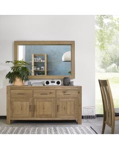 Gemini Light Oak Wide Sideboard