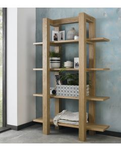 Gemini Light Oak Open Shelf Unit