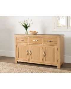 Vogue Light Oak 3 Door Sideboard