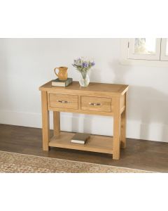 Vogue Light Oak Large Console Table