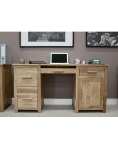 Crown Double Pedestal Home Office Desk