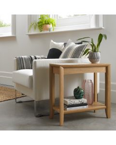 Bergen Oak Side Table 