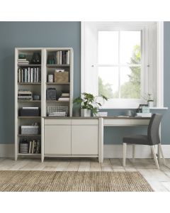 Bergen Grey Washed Oak & Soft Grey Narrow Top Unit 