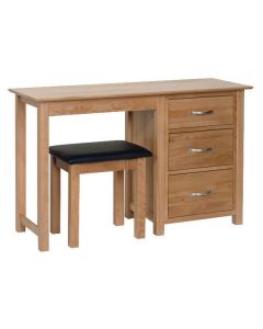 Lindale Oak Single Dressing Table