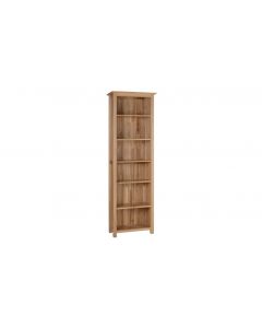 Lindale Oak Narrow Bookcases-Tall