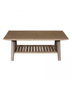 Boston Coffee Table with slatted shelf 