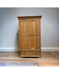 Brittany Oak Wardrobe with Drawer