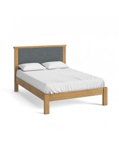 Buckingham Oak 4ft 6 Upholstered Bed