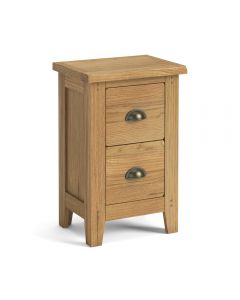 Buckingham Oak Narrow Bedside Cabinet 