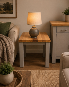 Crown Original Painted Lamp Table 