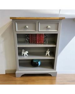 Crown Original Painted 2 Drawer Bookcase