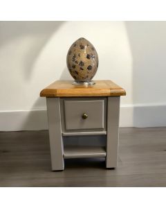 Crown Original Painted Double Draw Lamp Table 