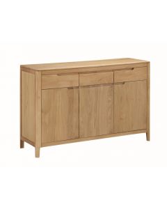 Dumfries Oak 3 Door Sideboard  