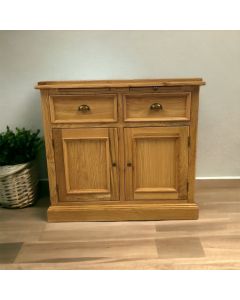 Durham Oak Two Door Two Drawer Sideboard