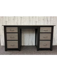 Crown Original Painted Oak Double Dressing Table