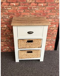 Painted Solid Oak Multi Storage Unit