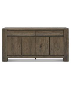 Lancashire Fumed Oak Wide Sideboard