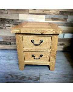 Montpellier Oak Lamp Table with Drawer