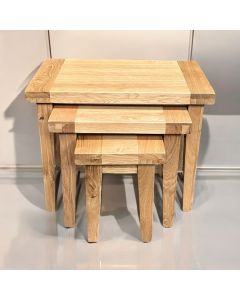 Montpellier Oak Nest of Three Tables
