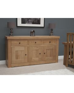 Premier Oak 3 Door Sideboard