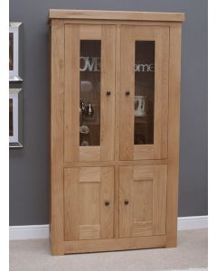 Premier Oak Glass Display Unit