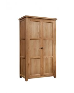 Canterbury Oak Double Wardrobe