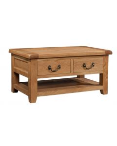 Canterbury Oak Coffee Table with Drawers