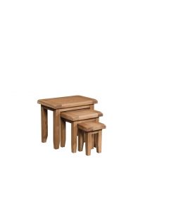 Canterbury Oak Nest of Tables