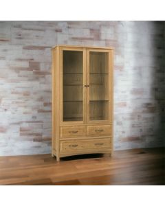 Pippy Oak Display Cabinet