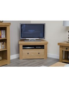 Premier Oak Corner TV Unit