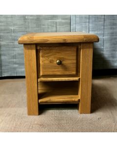 Sierra Oak Lamp Table with Drawer