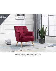 Tallulah Occasional Chairs Dark Crimson