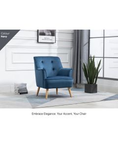 Tallulah Occasional Chairs Navy 