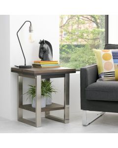 Tivoli Dark Oak Lamp Table