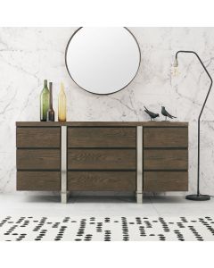 Tivoli Dark Oak Wide Sideboard 