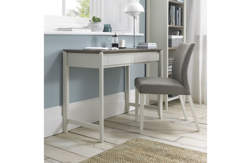 Washed on sale gray desk