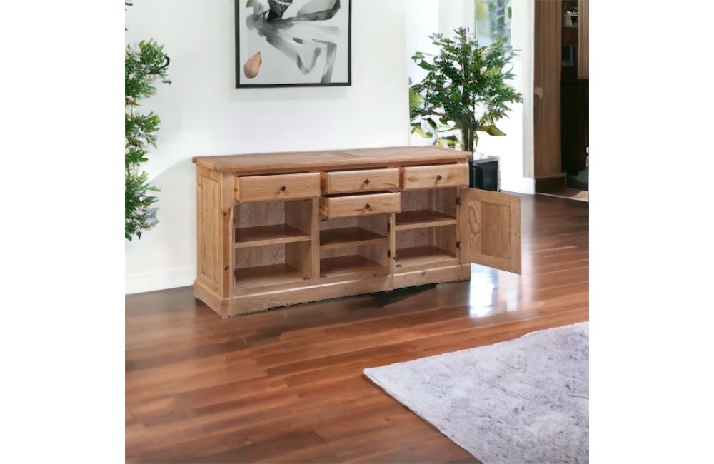 Oak wood hot sale buffet