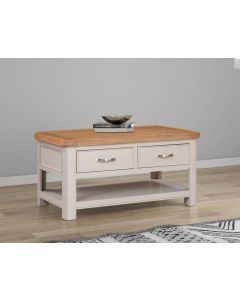 Cambridge Painted Coffee Table with Drawers