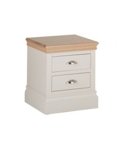 Lincoln 2 Drawer Bedside Cabinet - Choice of Colours